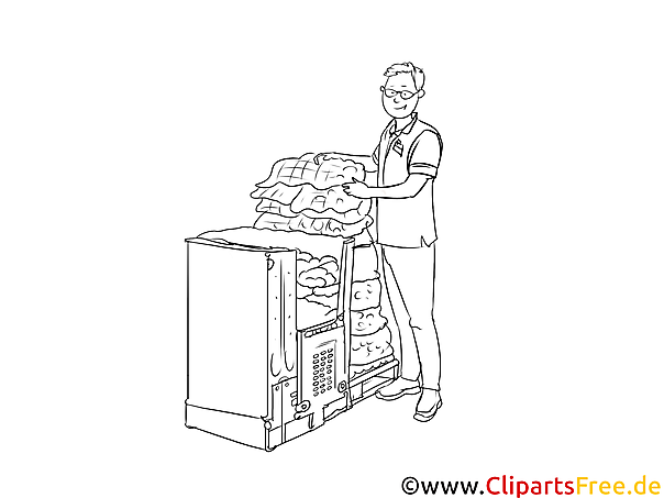 Kaufmann im Einzelhandel Clipart-Bilder für Präsentationen