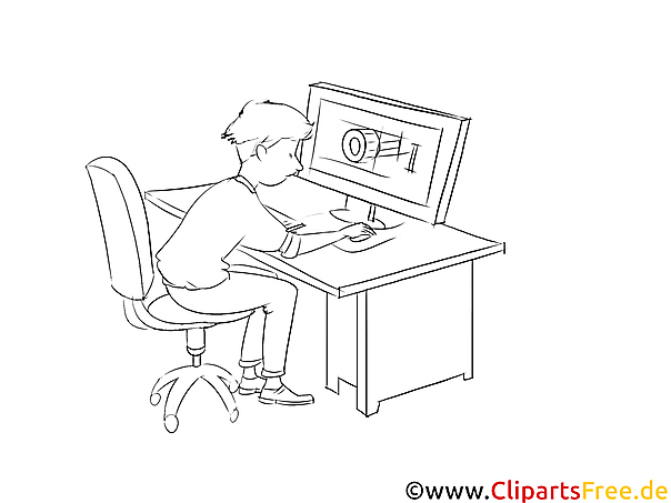 Schwarz-weiß Clipart, Bild, Grafik Technische Produktdesigner