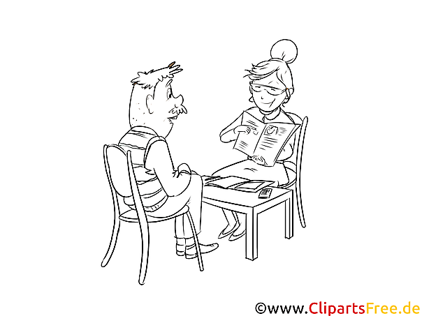 Sozialversicherungsfachangestellter Clipart schwarz weiß zum Thema Ausbildungsberufe