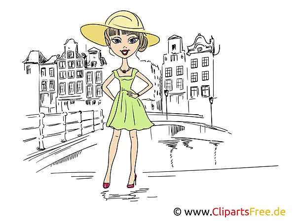 Beauty, Girl Illustration, Clip Art