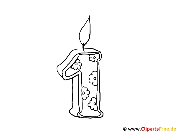 Ausmalbild Geburtstag