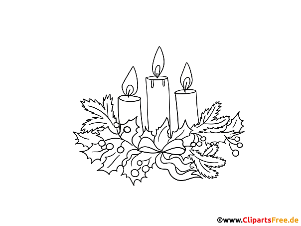 Malvorlage zum 3. Advent