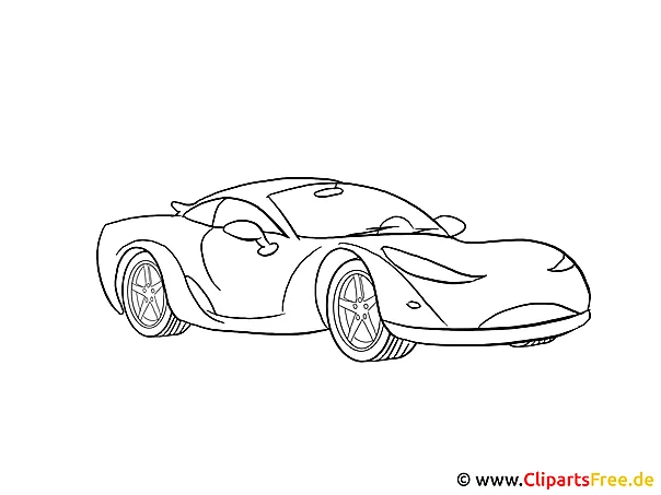 Bild zum Zeichnen Sport Car