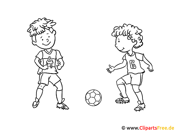 Futbol Boyama Ve Baski Icin Resimler