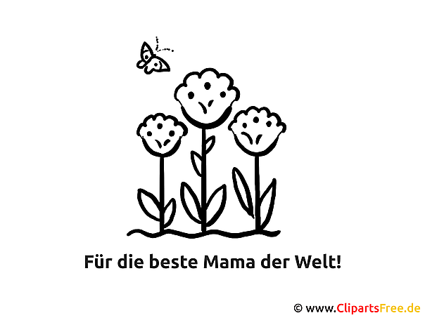 Blumenbilder zum Ausmalen und Ausdrucken kostenlos