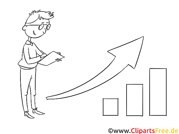 Chart Wachstum zum Ausmalen Bild
