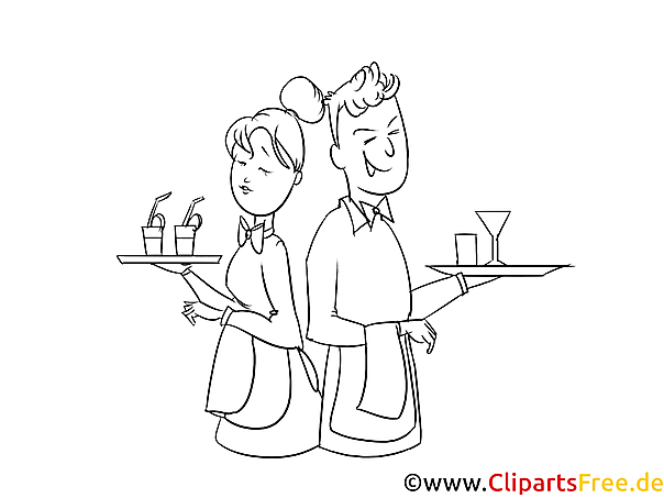 Gastronomie Malvorlage