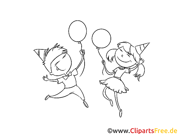 Malvorlage Geburtstag lustig