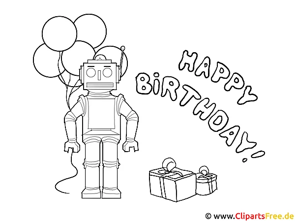 Malbilder Geburtstag