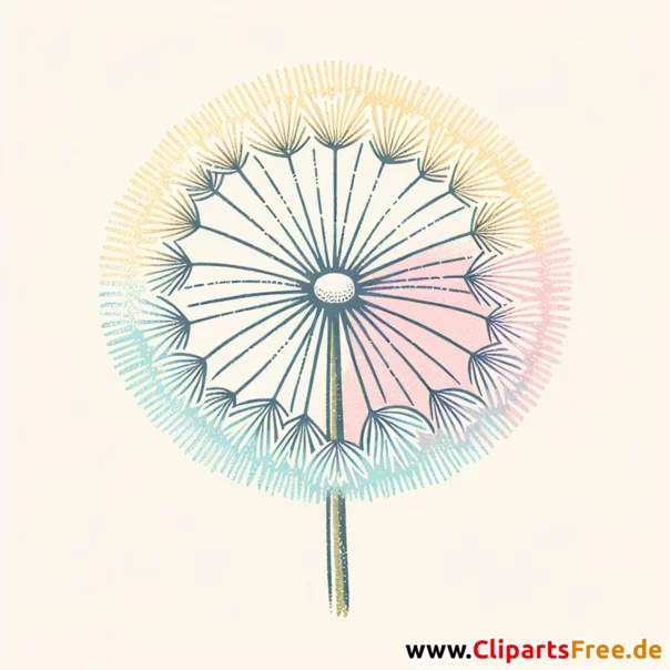 Clipart Pusteblume - Bilder zum Herunterladen
