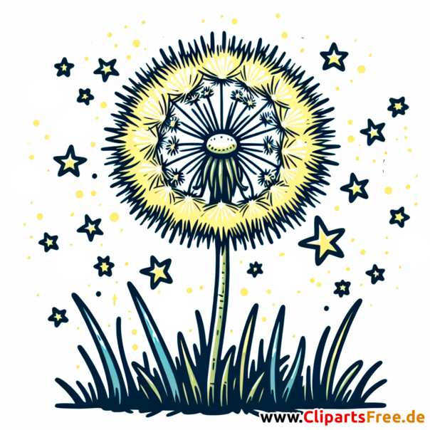 Löwenzahn Clipart - Bilder gratis herunterladen