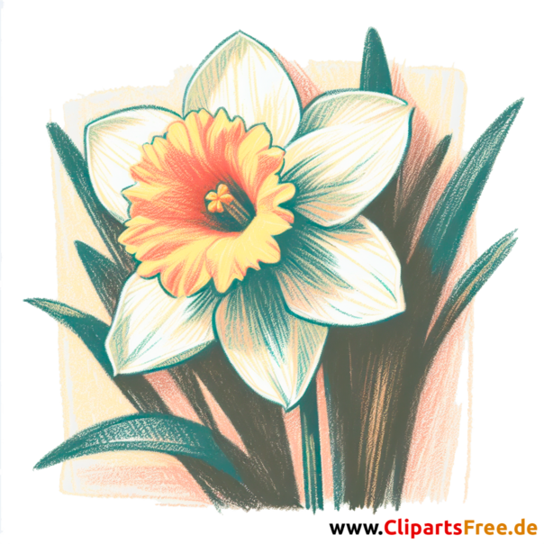 Narzisse Clipart - Bilder zum Herunterladen