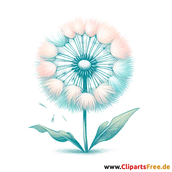 Pusteblume Clipart - Bilder zum Herunterladen