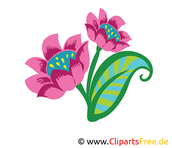 Veilchen Blume Clipart Bild Grafik Zeichnung