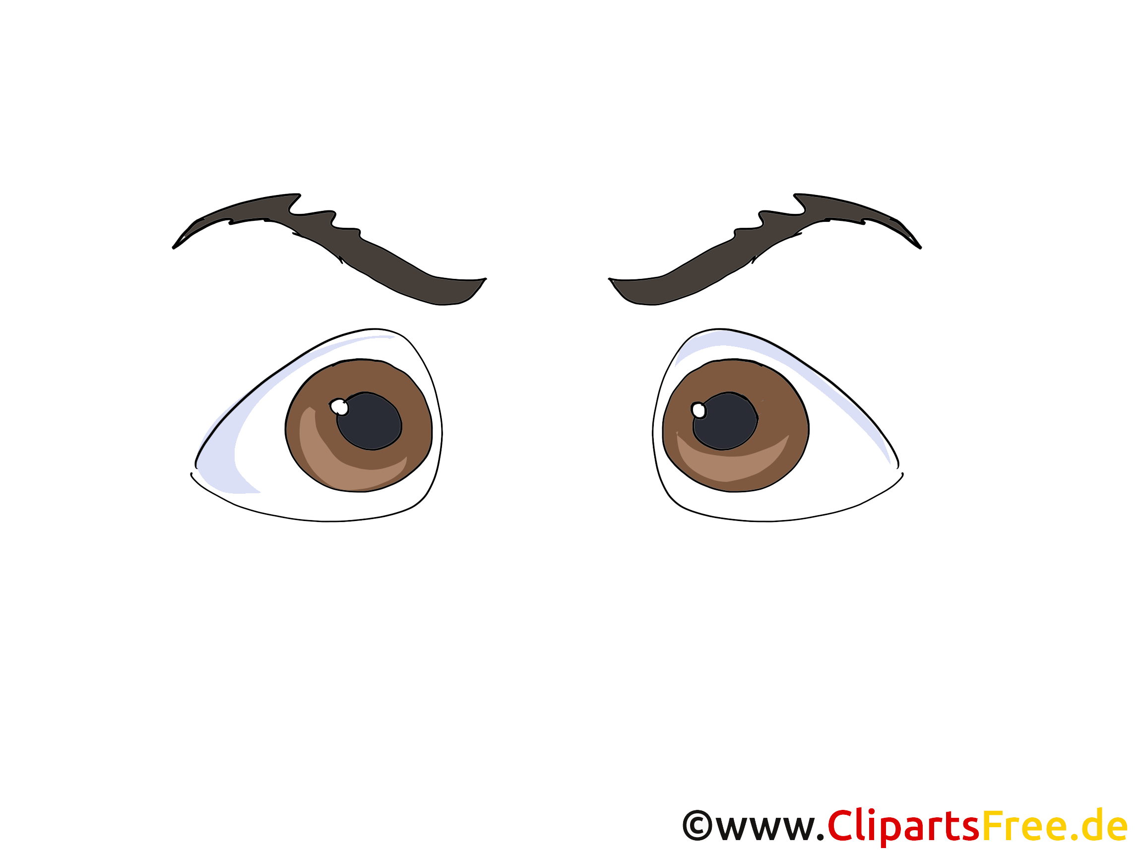 Braune Augen Bild, Zeichnung, Grafik, Clipart Braune Augen Bild, Zeichnung, Grafik, Clipart