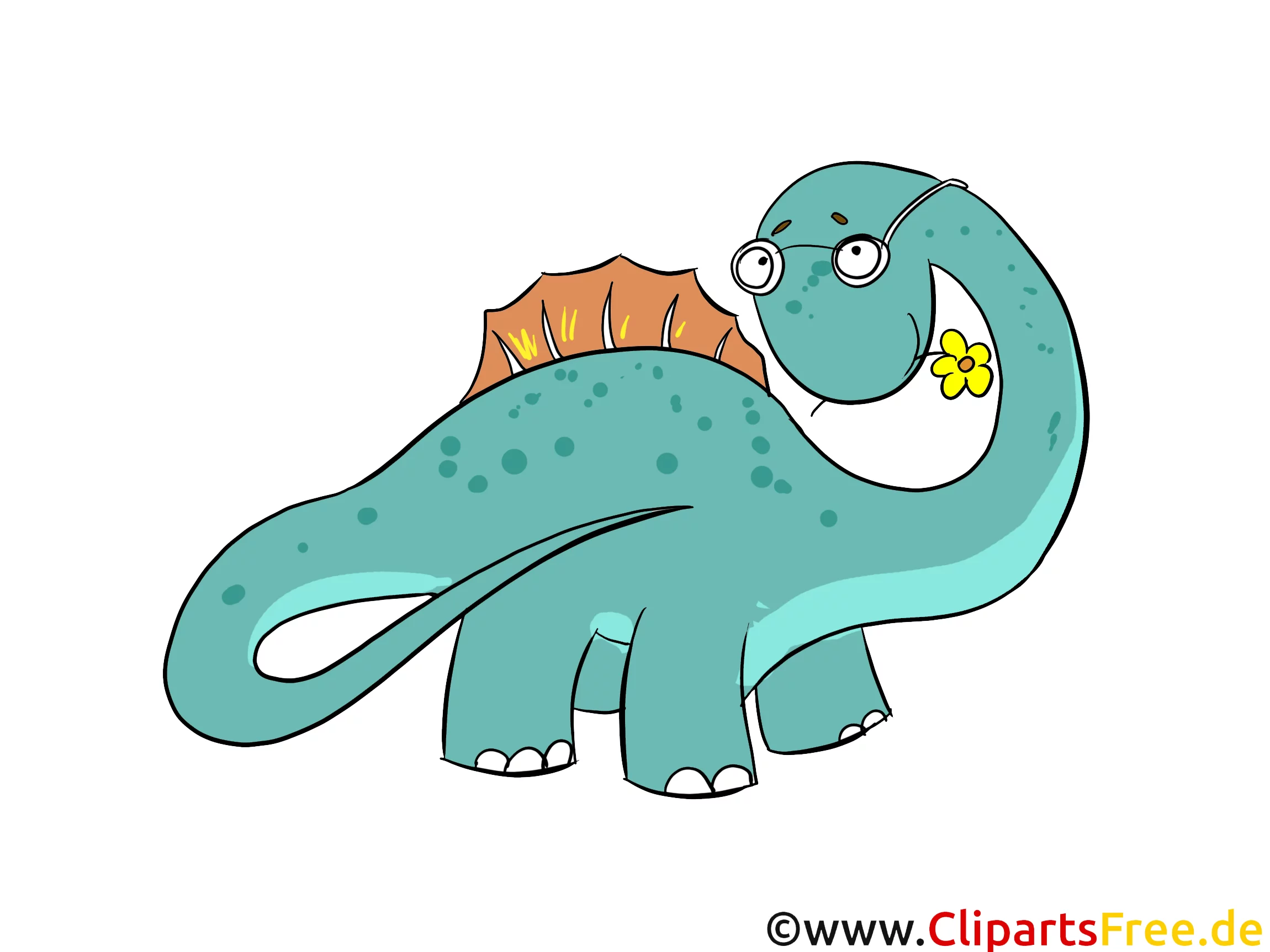 Cartoon Dino Bild - Dinosaurier Bilder, Cartoons, Illustrationen gratis