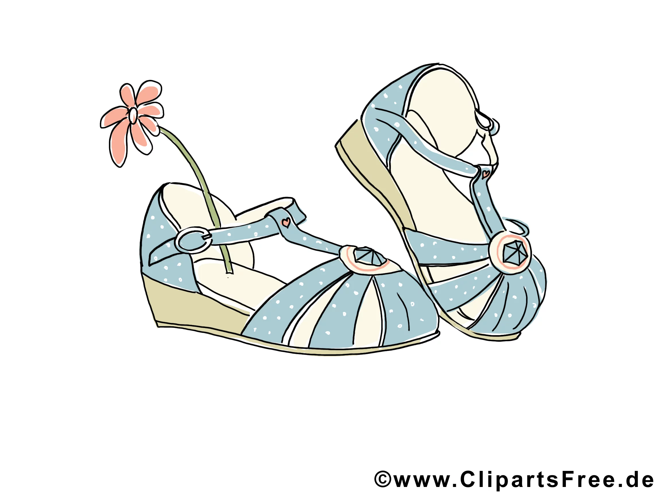 Frauenschuhe, Sommerschuhe Bild, Clipart, Grafik kostenlos