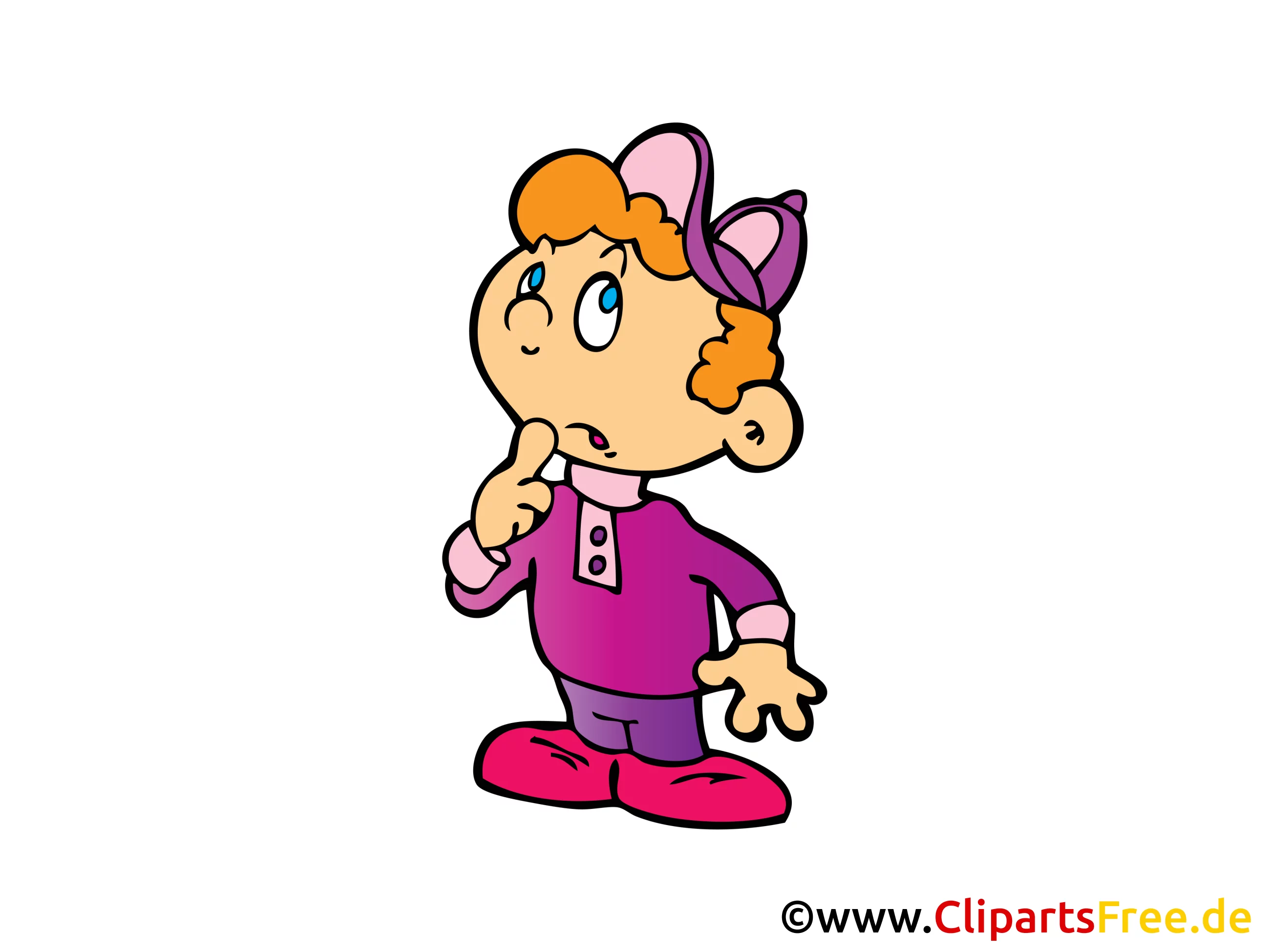 Kind, Kindergarten, Grundschule Bild, Clipart, Illustration, Comic