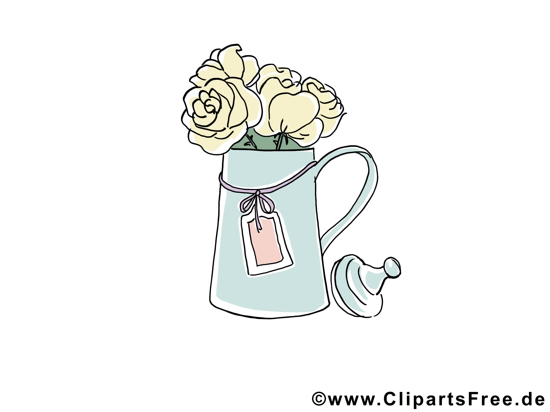 Rosen Blumenstrauss Bild, Clipart, Illustration, Grafik kostenlos