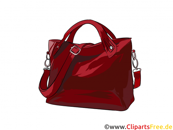 Schicke Handtasche Bild, Illustration, Clipart