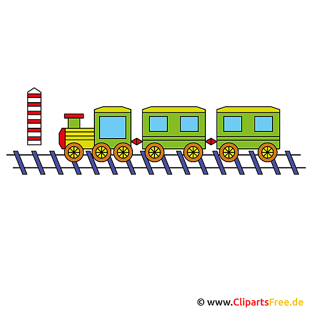 電車のクリップアート 機関車のイメージ 漫画 イラスト無料