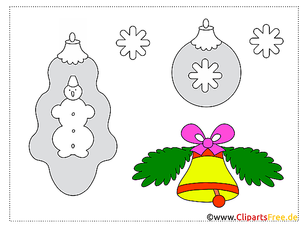 Applikationsvorlagen free zu Weihnachten