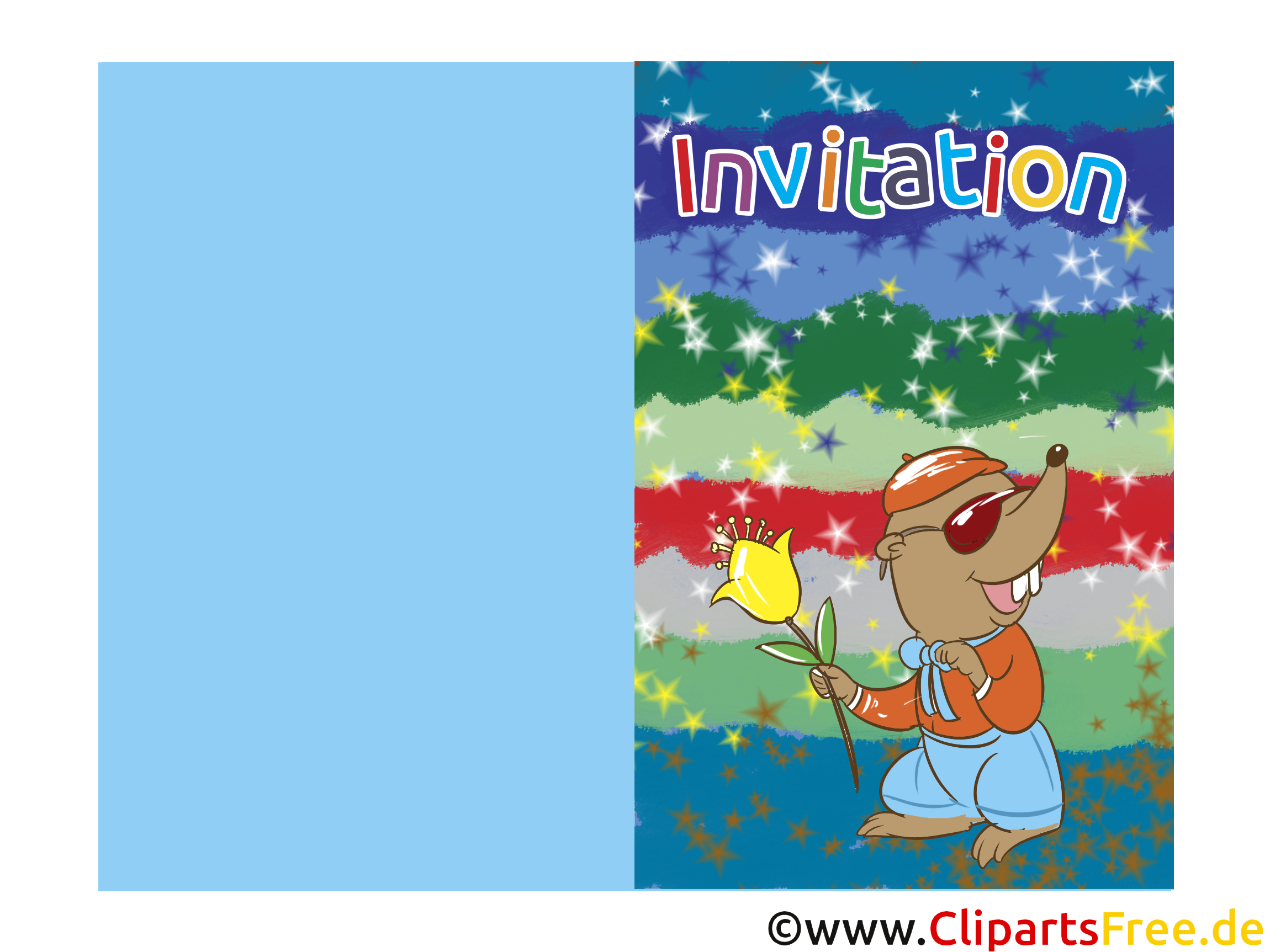 Faltkarten - Einladungen runterladen und drucken