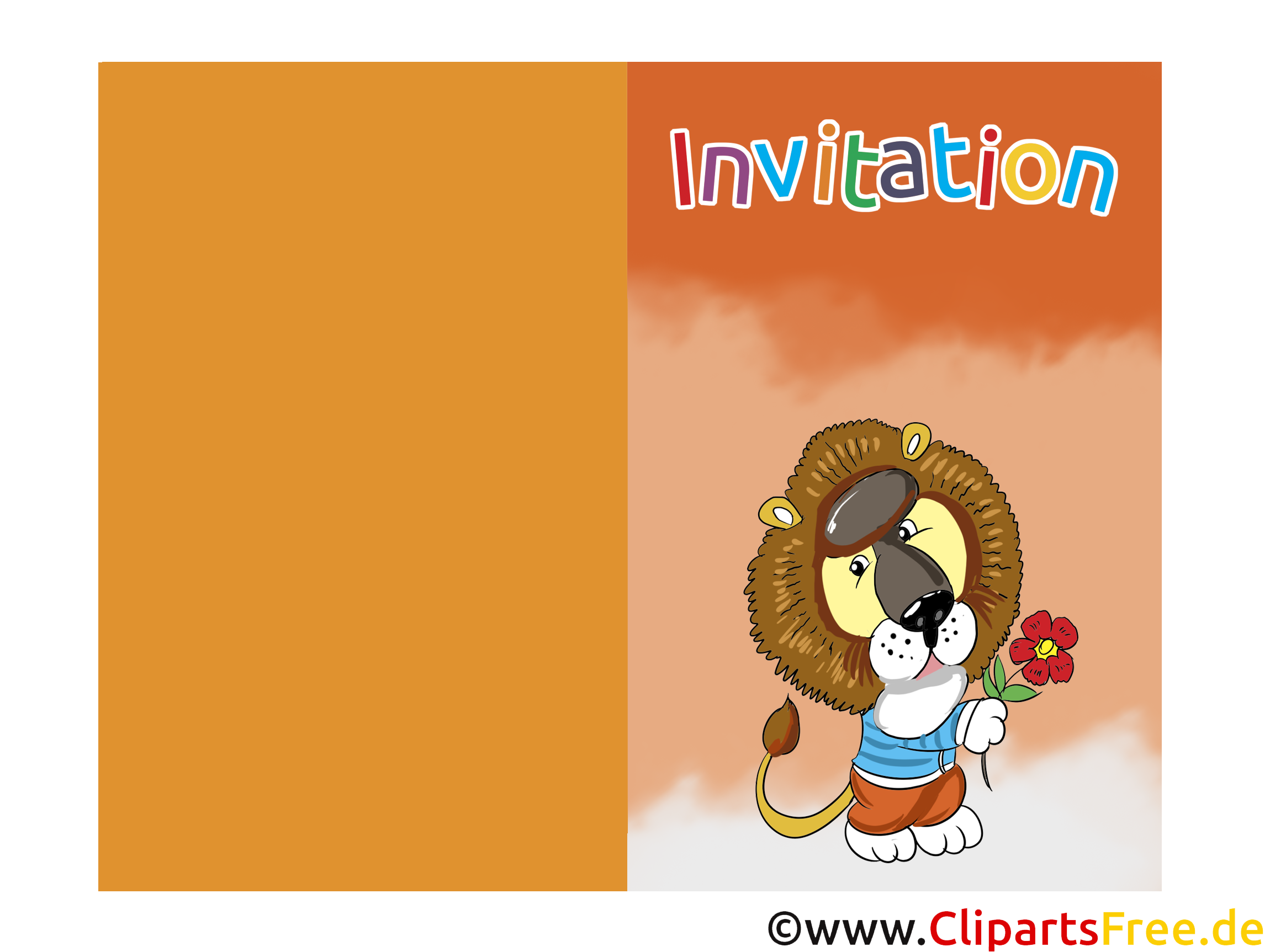 Geburtstagseinladung Kind zum Runterladen und Ausdrucken