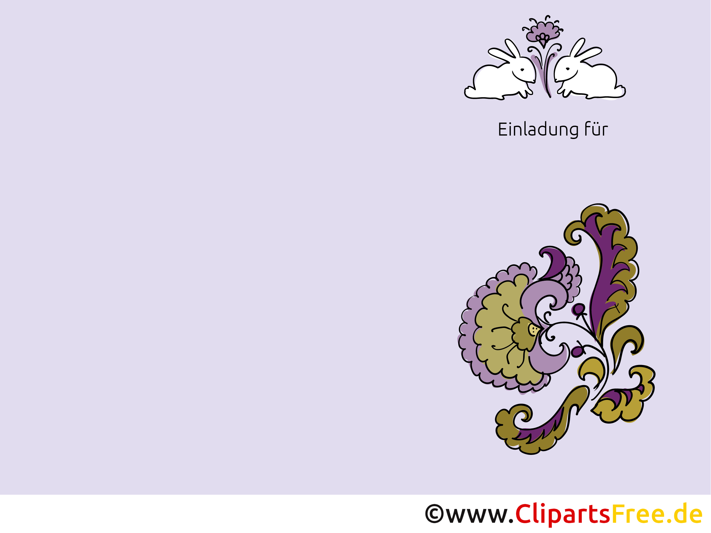 Gratis Vorlage Einladung