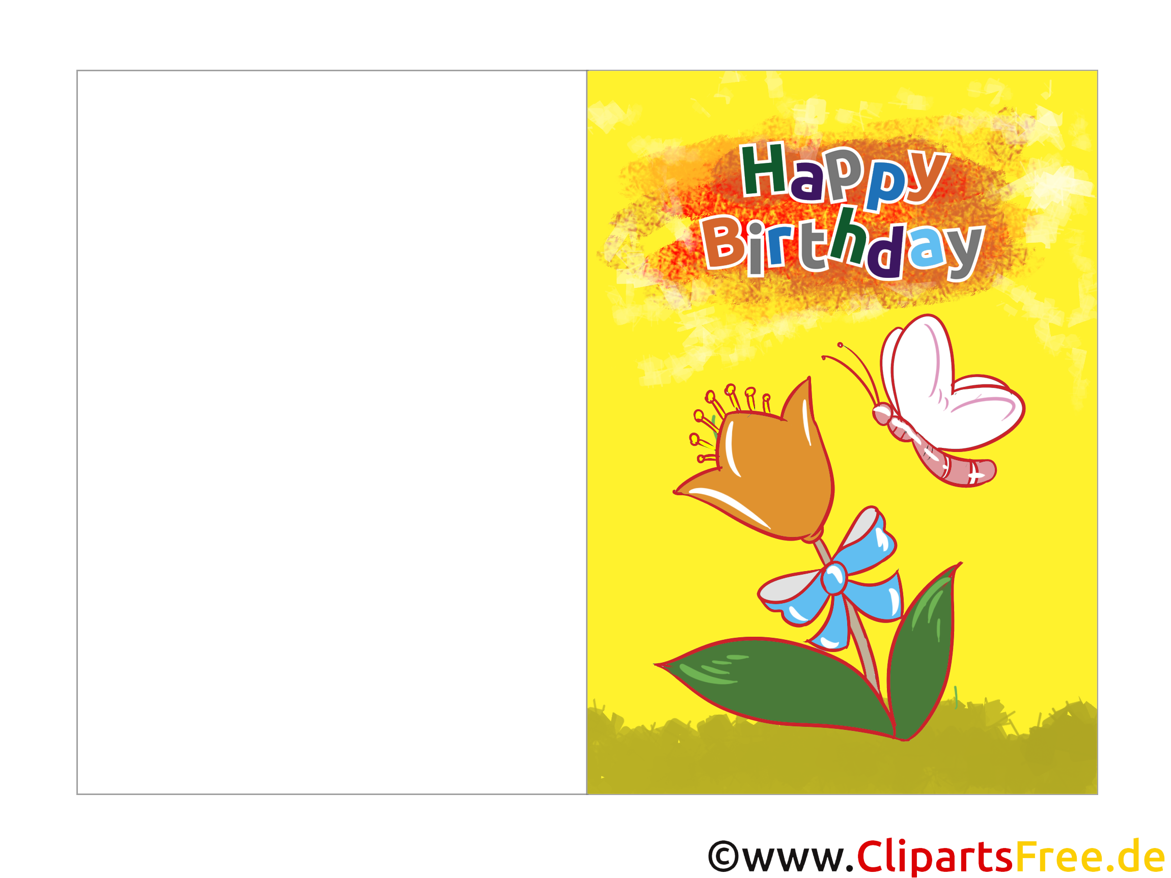 Faltkarten zum Geburtstag selbst erstellen Faltkarten zum Geburtstag selbst erstellen