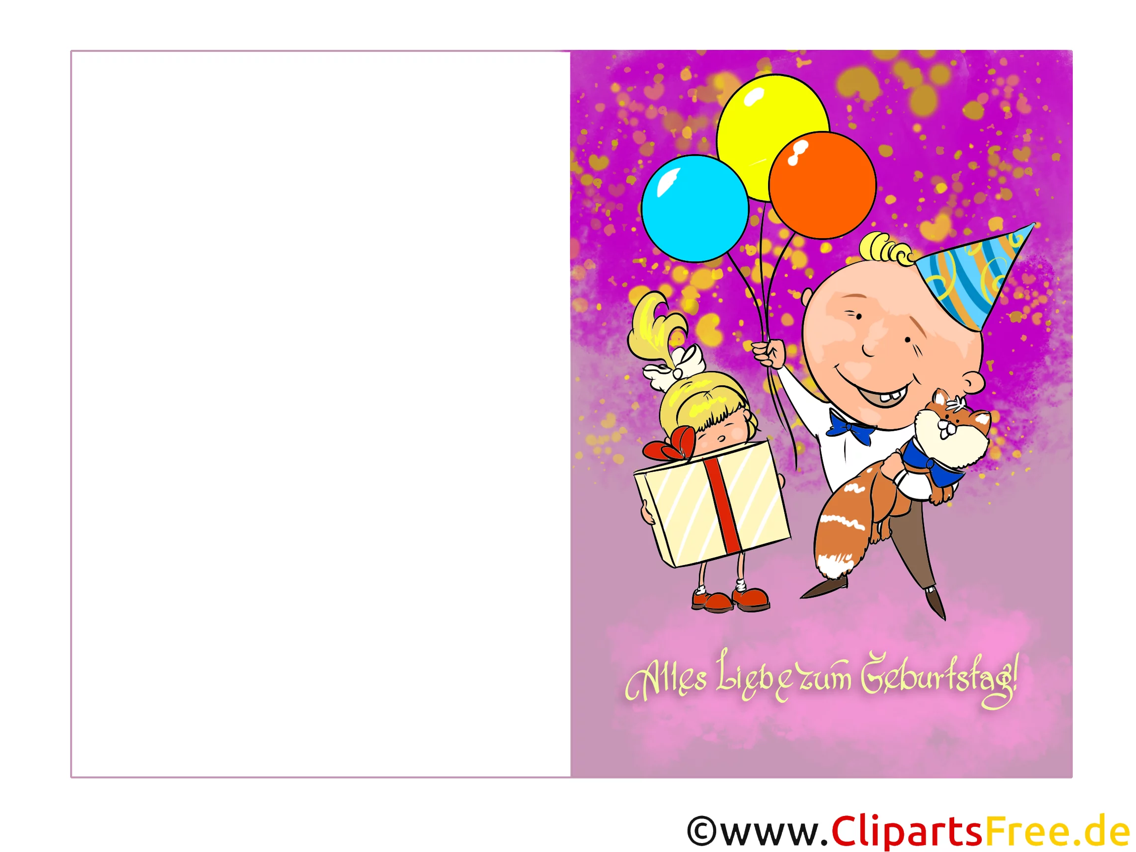 Karten zum Kinder-Geburtstag selbst basteln