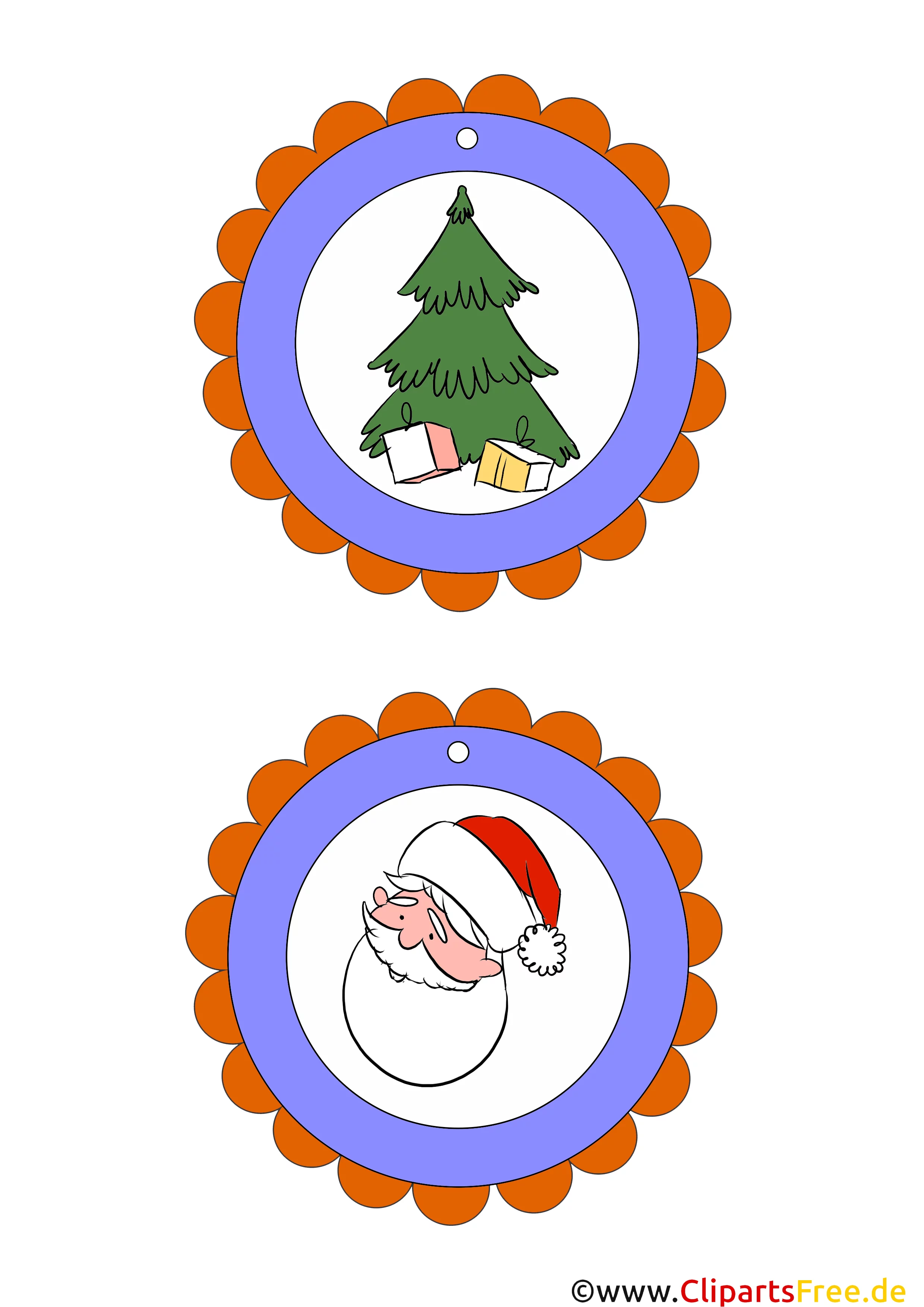 Medaille Weihnachten für Kinder