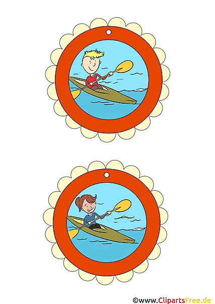 Olympische Medaillen zum Kindergeburtstag basteln