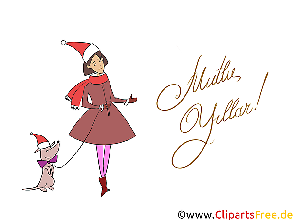 Mutlu Yıllar Süsü, Clipart