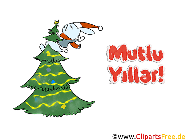 Yeşil Basit Noel Ağacı Pküçük Resim