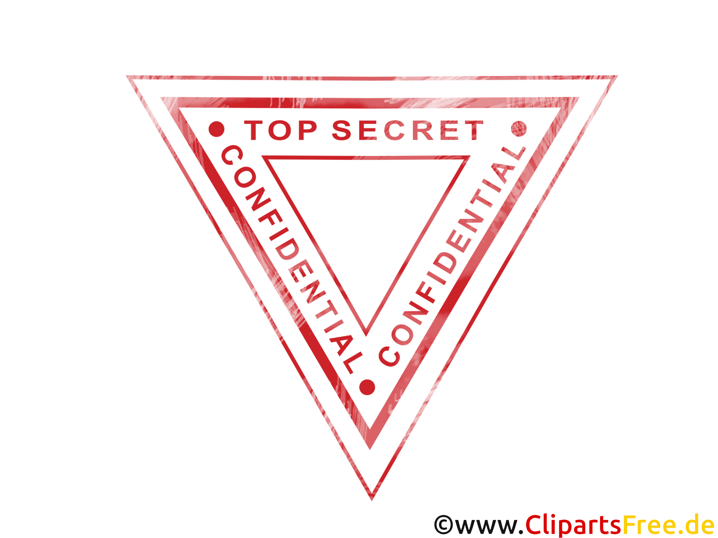 Kostenloser Stempel Top Secret