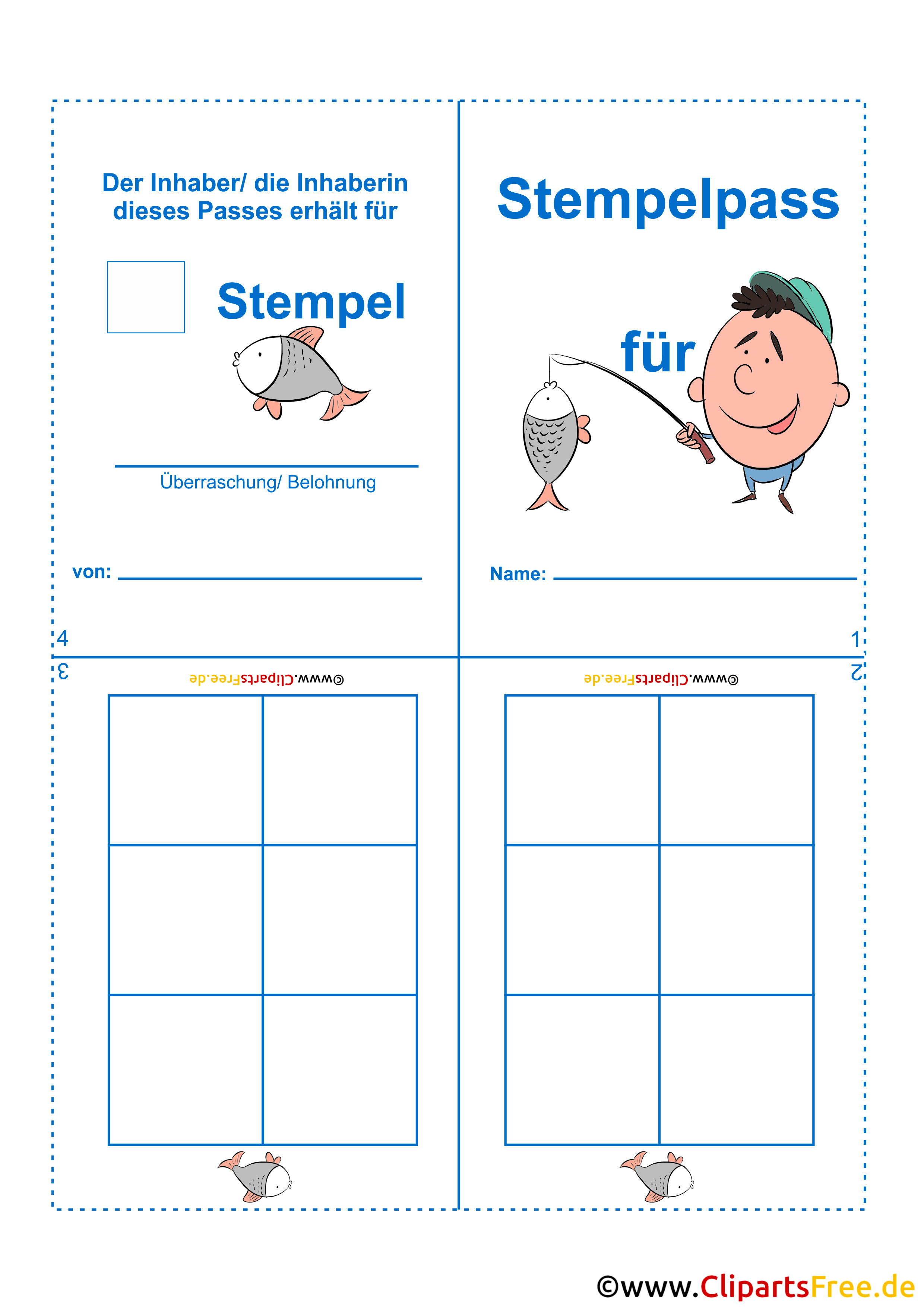 Stempelpässe für Schule und Kindergarten