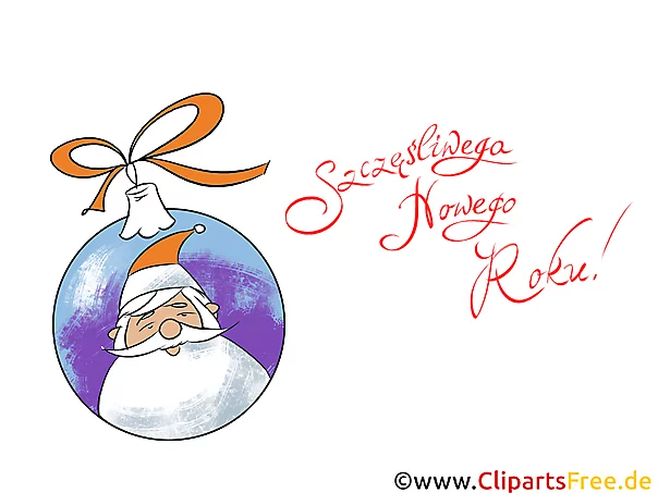Clipart Szczęśliwego Nowego Roku