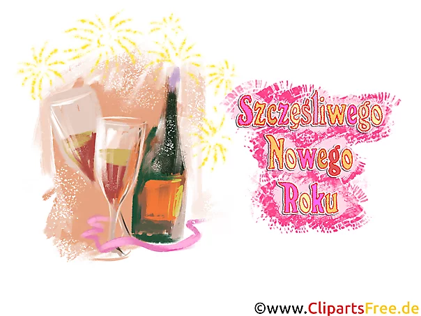 Darmowe cliparty i grafiki Sylwestrowe