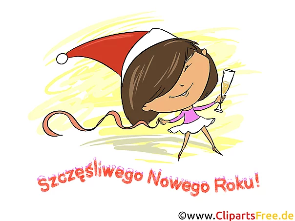 Wesołych Świąt i szczęśliwego Nowego Roku Clipart