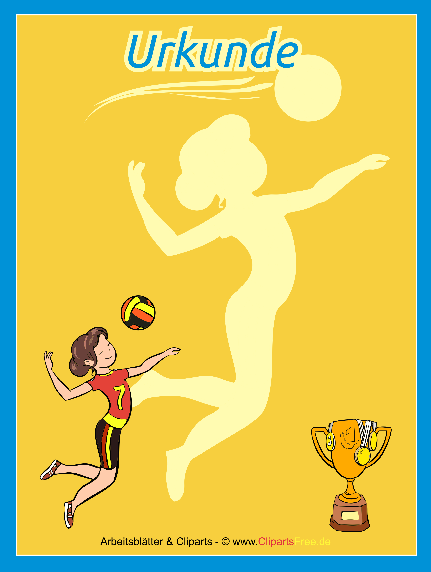 Volleybal-certificaten gratis Volleybal-certificaten gratis