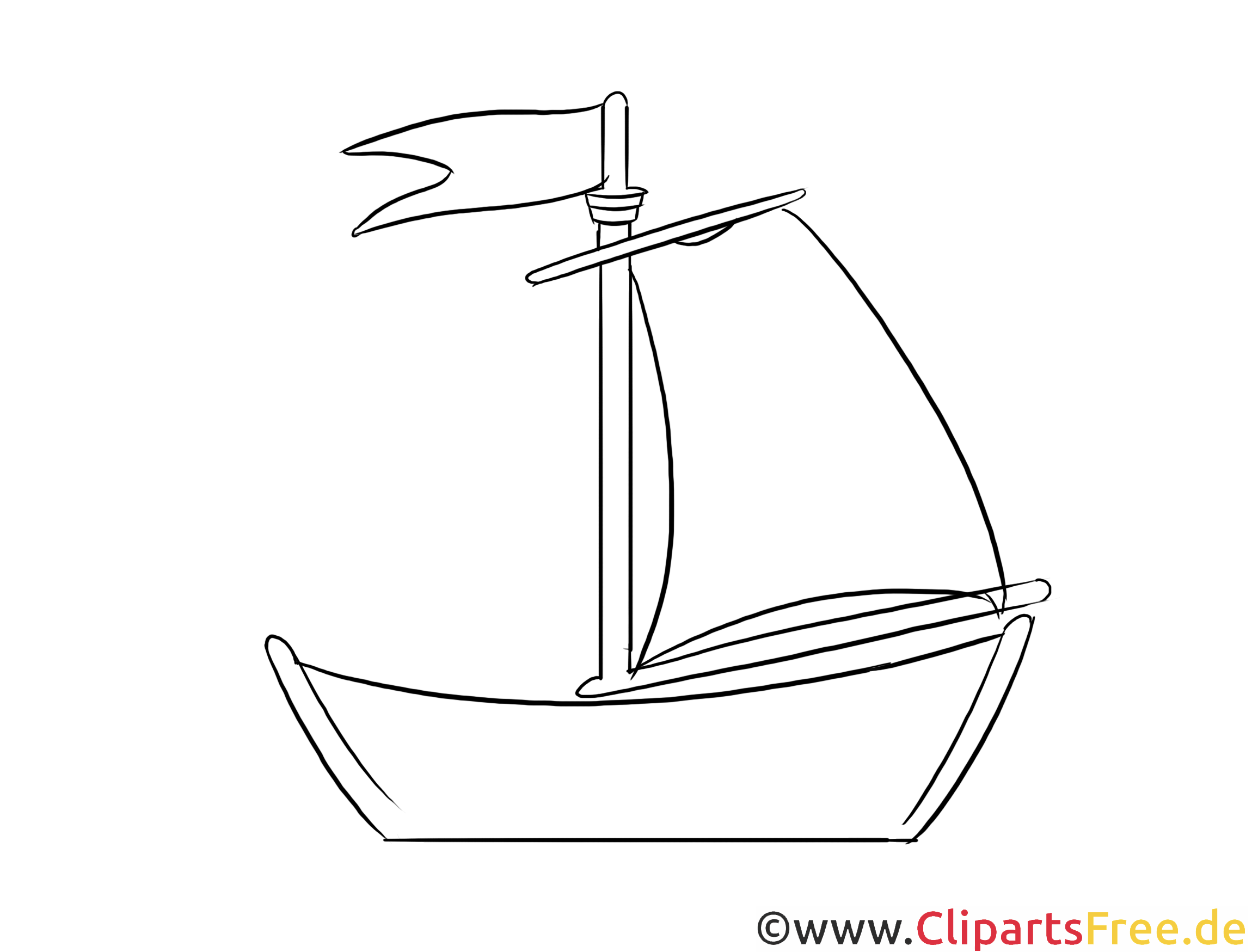 Laubsäge-Vorlagen für Arbeiten mit der Laubsäge Schiff