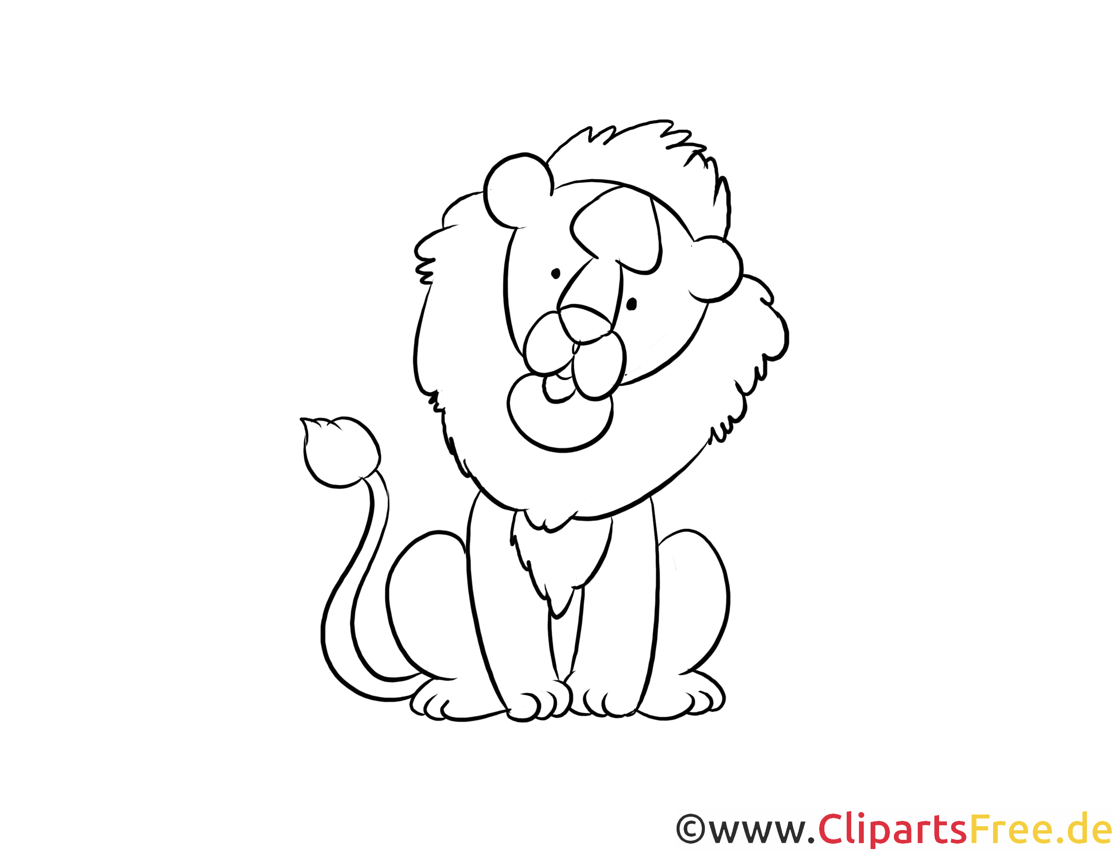 Löwe Laubsägevorlage Bastel-Anleitung kostenlos