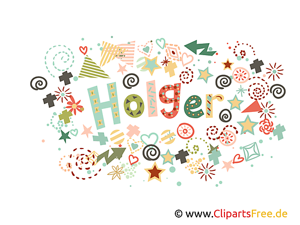 Holger Name Bild, Illustration, Clipart