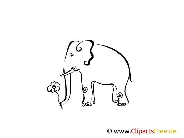 Elefant Wandtattoo für Kinderzimmer