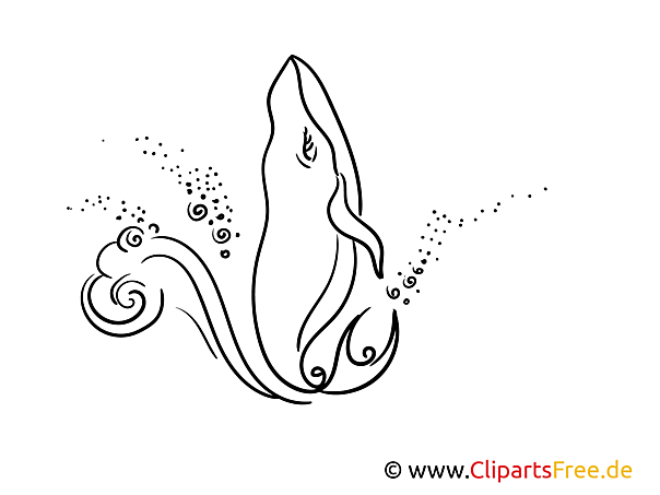 Wandtattoo für Kinderzimmer Wal