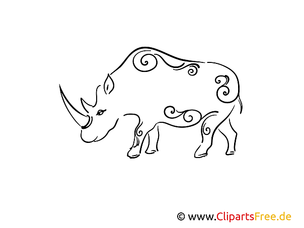 Wandtattoo Kinderzimmer Nashörner