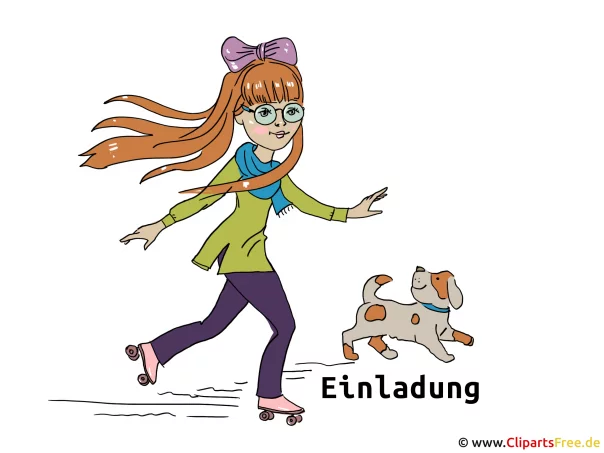 Einladung selbst gestalten mit unseren Clipart-Bildern