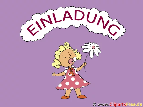Einladungen selbst machen mit unseren Clipart-Vorlagen