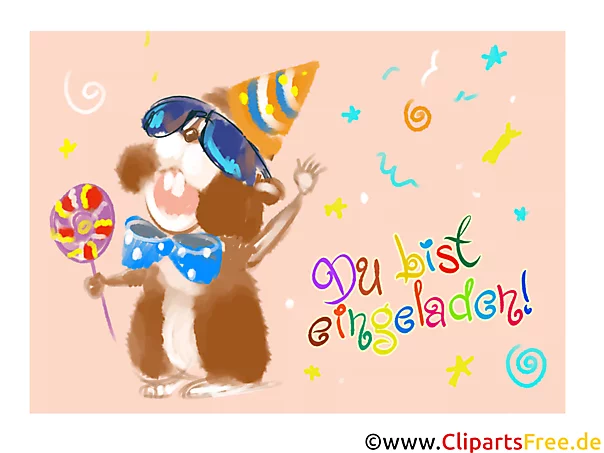 Einladungskarte Geburtstag Kindergeburtstag